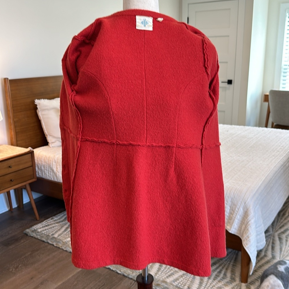 HWR felt burnt orange coat - Picture 9 of 9